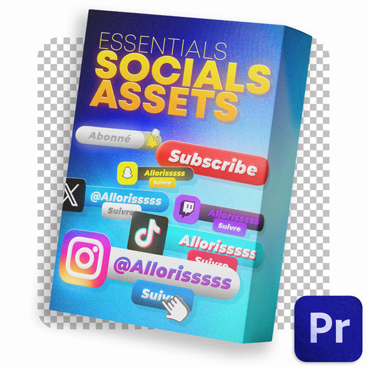 SOCIALS ASSETS ESSENTIALS - PREMIERE PRO