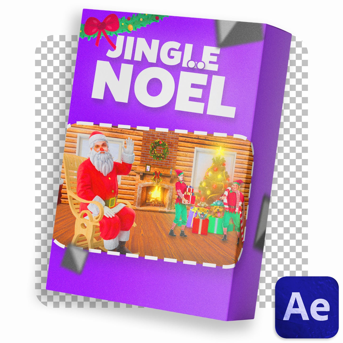 "JINGLE NOEL" PROJET AFTER EFFECTS - RAVEN