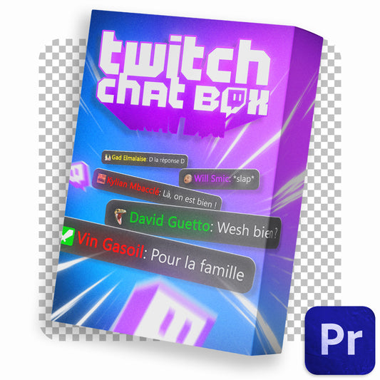 TWITCH CHAT BOX - PREMIERE PRO